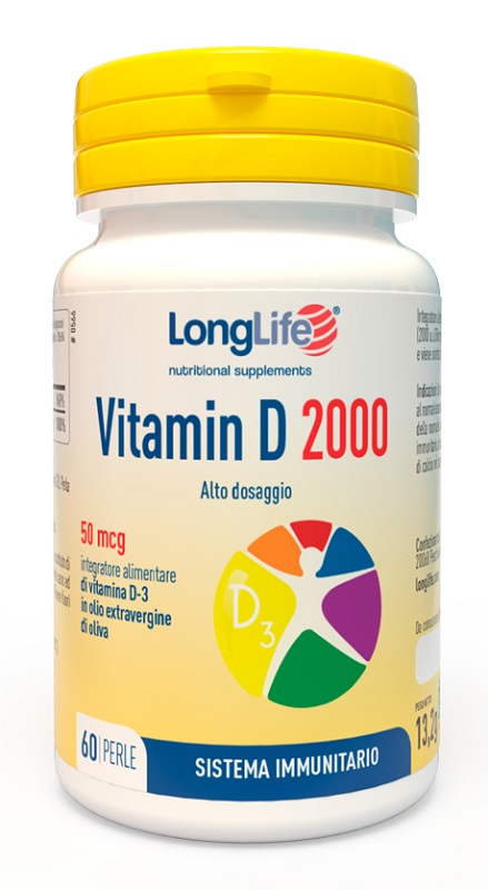 LONGLIFE VITAMIN D 2000 UI 60 PERLE - Fontenova srl