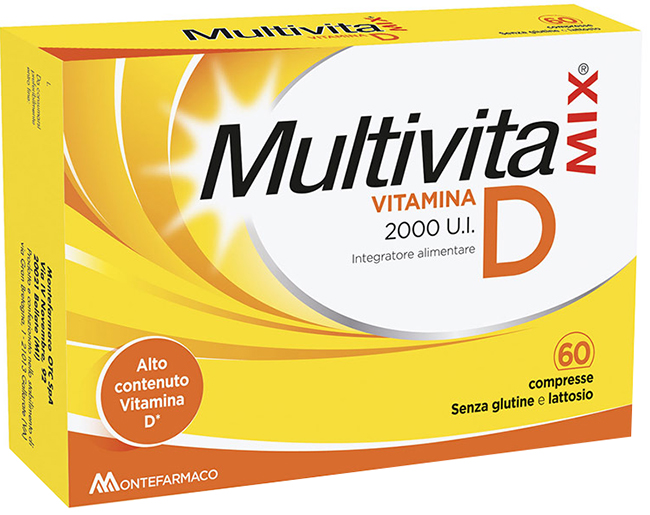 MULTIVITAMIX VITAMINA D 2000 UI 60 COMPRESSE - Fontenova srl