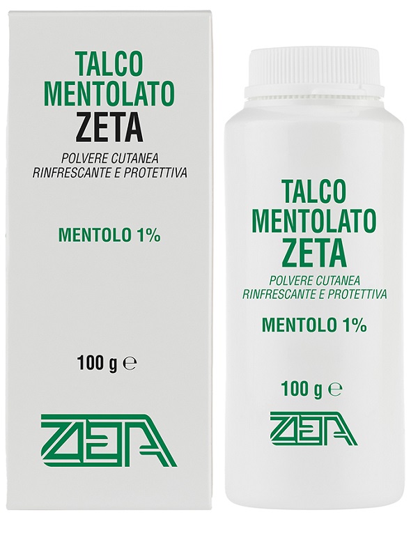 TALCO MENTOLATO ZETA 100 G - Fontenova srl