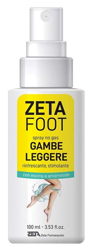 ZETAFOOT SPRAY NO GAS GAMBE LEGGERE 100 ML - Fontenova srl