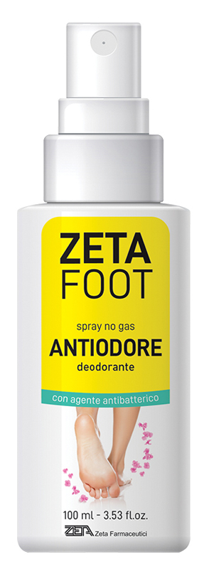 ZETAFOOT SPRAY ANTIODORE 100 ML - Fontenova srl