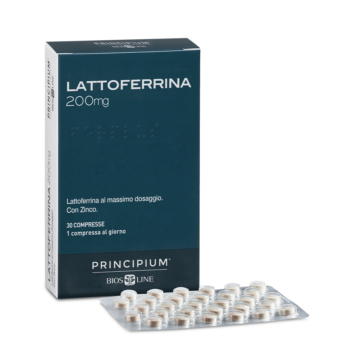 PRINCIPIUM LATTOFERRINA 200 MG 30 COMPRESSE - Fontenova srl