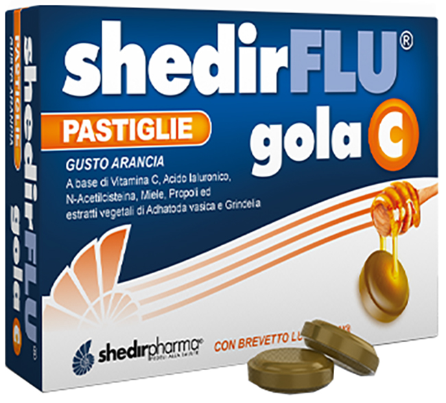 SHEDIRFLU GOLA C ARANCIA 36 PASTIGLIE - Fontenova srl
