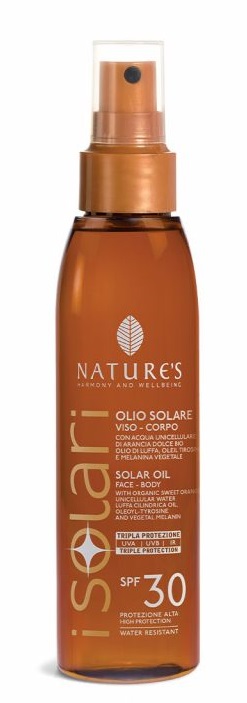 NATURE'S I SOLARI OLIO SOLARE VISO CORPO SPF 30 150 ML - Fontenova srl
