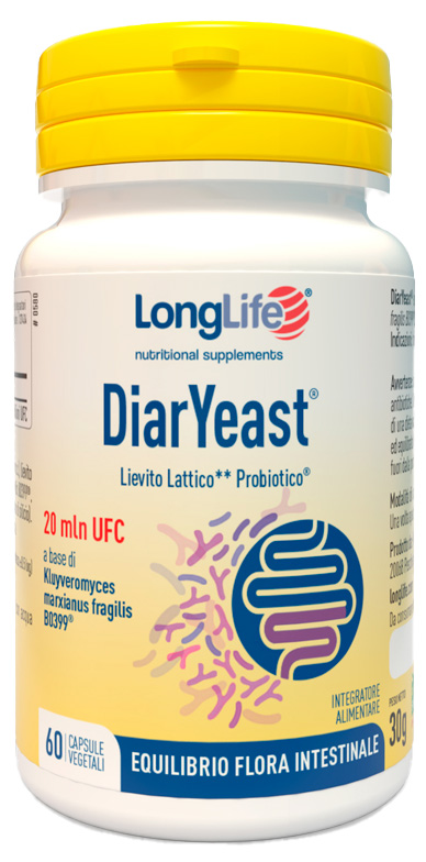 LONGLIFE DIARYEAST 60 CAPSULE VEGETALI - Fontenova srl