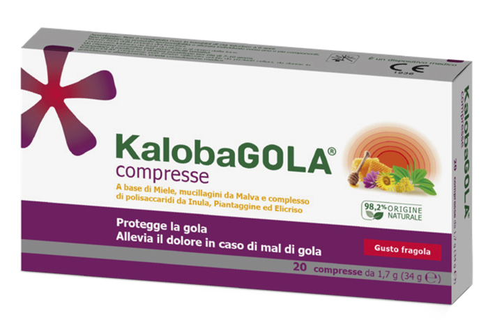 KALOBAGOLA 20 COMPRESSE FRAGOLA - Fontenova srl