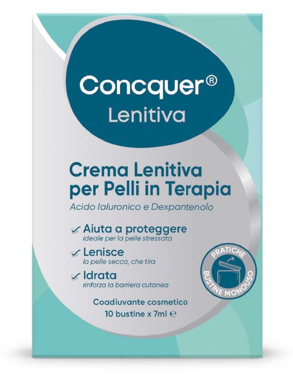 CONCQUER CREMA LENITIVA 10 BUSTINE DA 7 ML - Fontenova srl