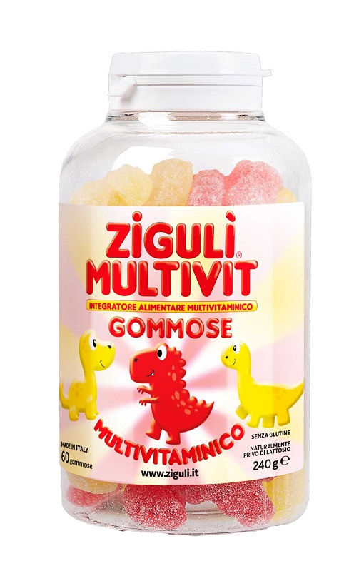ZIGULI MULTIVIT FRAGOLA E BANANA 60 GOMMOSE - Fontenova srl