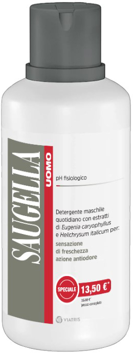 SAUGELLA UOMO DETERGENTE 500 ML TAGLIO PREZZO - Fontenova srl