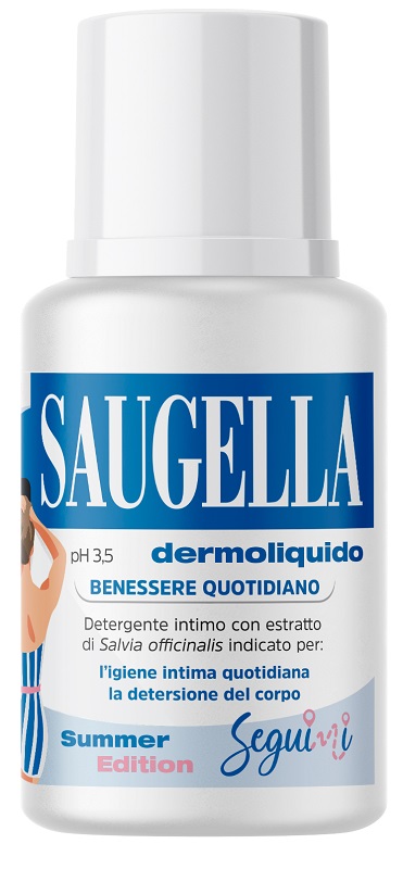 SAUGELLA DERMOLIQUIDO PH 3,5 BENESSERE QUOTIDIANO DETERGENTE INTIMO 100 ML - Fontenova srl