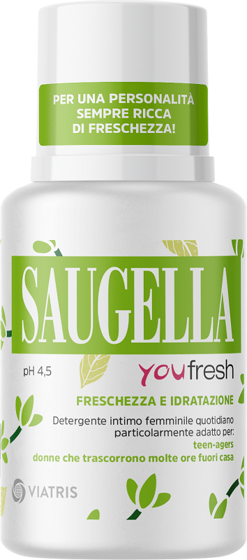 SAUGELLA YOU FRESH PH 4,5 FRESCHEZZA E IDRATAZIONE DETERGENTE INTIMO 100 ML - Fontenova srl