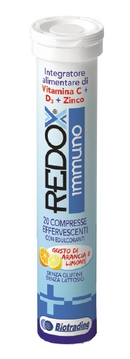 REDOX IMMUNO EFFERVESCENTE 20 COMPRESSE GUSTO ARANCIA E LIMONE - Fontenova srl
