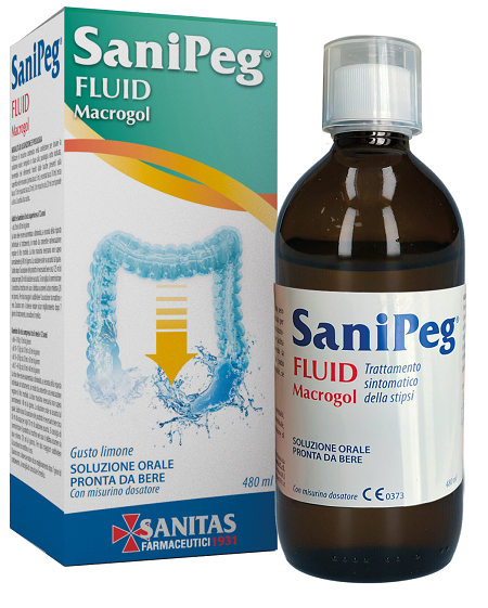 SANIPEG FLUID MACROGOL 480 ML - Fontenova srl