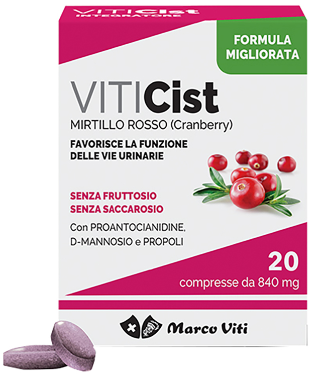 VITICIST MIRTILLO 20 COMPRESSE RIVESTITE - Fontenova srl