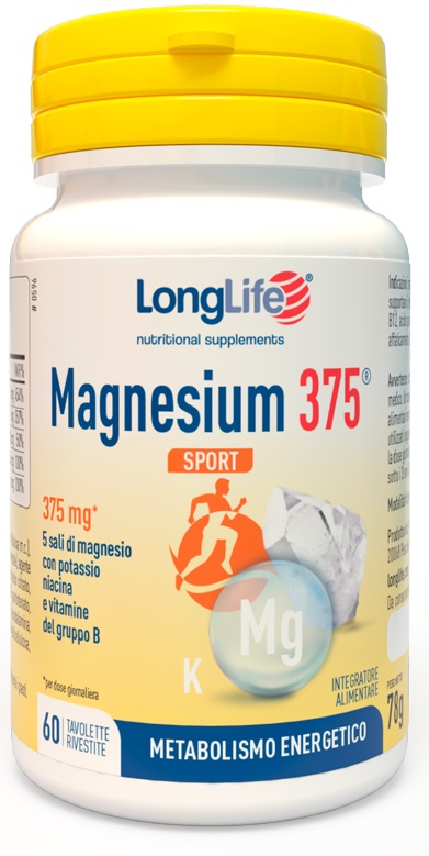 LONGLIFE MAGNESIUM 375 SPORT 60 TAVOLETTE - Fontenova srl