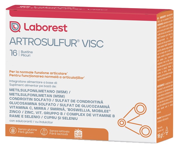 ARTROSULFUR VISC 16 BUSTINE DA 6 G - Fontenova srl