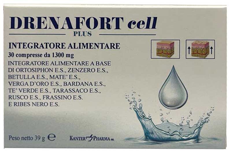 DRENAFORT CELL PLUS 30 COMPRESSE - Fontenova srl