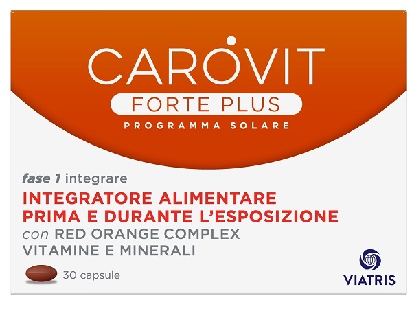 CAROVIT FORTE PLUS PROGRAMMA SOLARE 30 CAPSULE BL - Fontenova srl