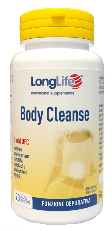 LONGLIFE BODY CLEANSE 90 CAPSULE VEGETALI - Fontenova srl