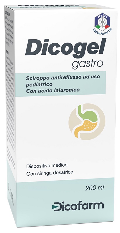 SCIROPPO ANTIREFLUSSO PEDIATRICO DICOGEL GASTRO 200 ML - Fontenova srl
