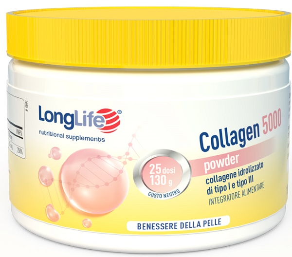 LONGLIFE COLLAGEN 5000 POWDER 130 G - Fontenova srl