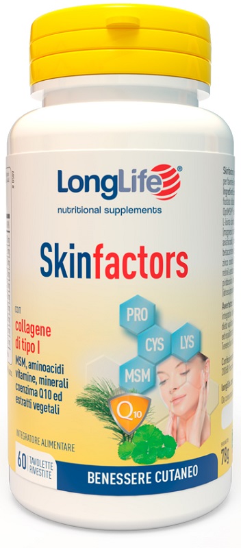 LONGLIFE SKIN FACTORS 60 TAVOLETTE RIVESTITE - Fontenova srl