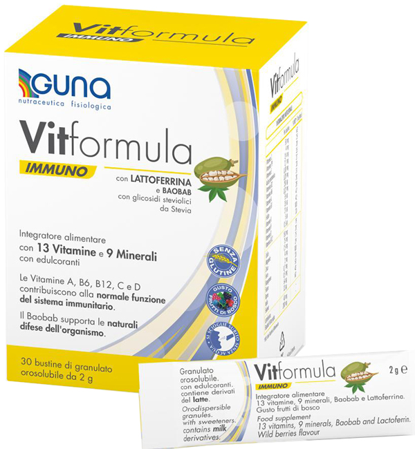 VITFORMULA IMMUNO 30 STICK DA 2 G - Fontenova srl