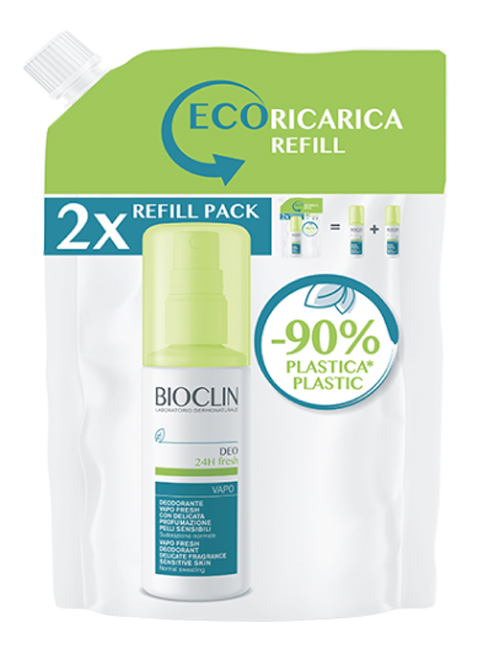 BIOCLIN DEO 24H FRESH VAPO RICARICA 200 ML - Fontenova srl