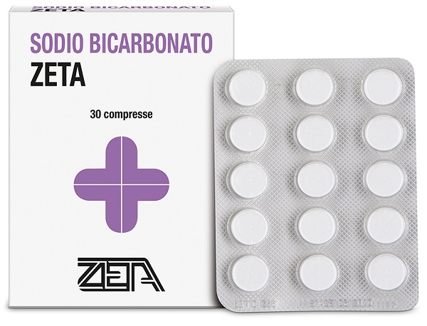 SODIO BICARBONATO ALIMENTO 500 MG 30 COMPRESSE - Fontenova srl