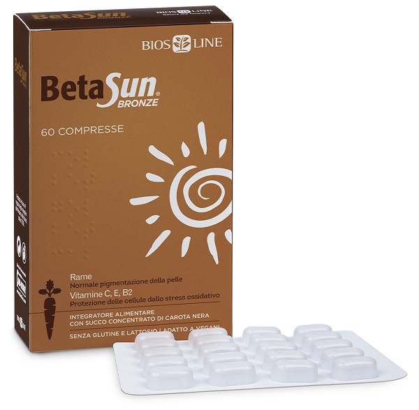 BIOSLINE BETASUN BRONZE 60 COMPRESSE - Fontenova srl