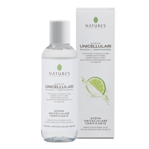 ACQUE UNICELLULARI ACQUA UNICELLULARE TONIFICANTE 200 ML NATURE'S - Fontenova srl