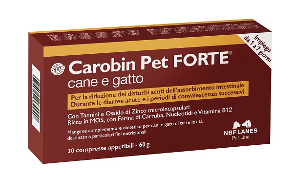 CAROBIN PET FORTE 30 COMPRESSE - Fontenova srl