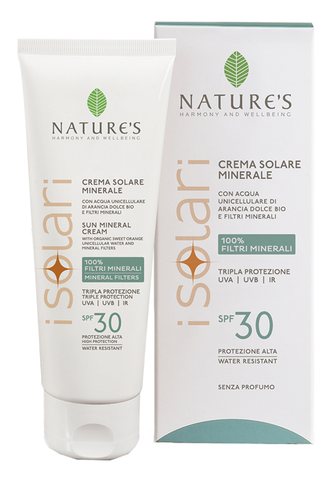 NATURE'S I SOLARI CREMA VISO CORPO MINERALE SPF30 100 ML - Fontenova srl