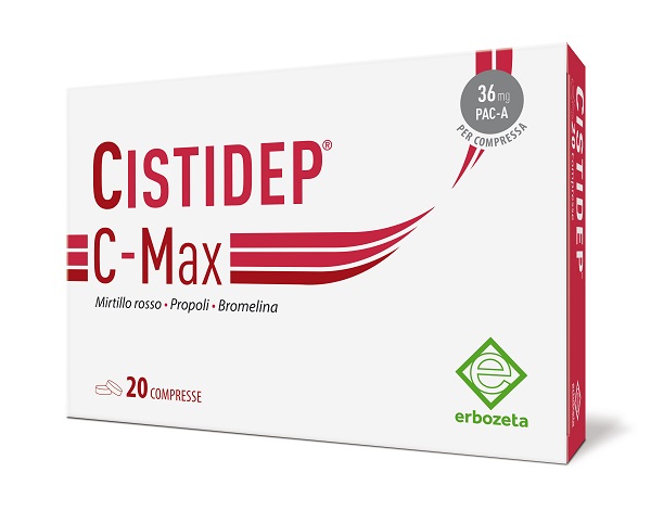 CISTIDEP C-MAX 20 COMPRESSE SENZA GLUTINE NATURALMENTE PRIVO DI LATTOSIO - Fontenova srl