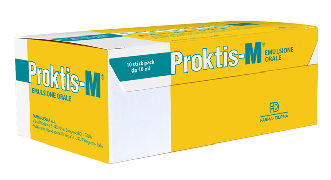PROKTIS-M EMULSIONE ORALE 10 STICK DA 10 ML - Fontenova srl