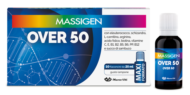 MASSIGEN OVER 50 10 FLACONI DA 25 ML - Fontenova srl