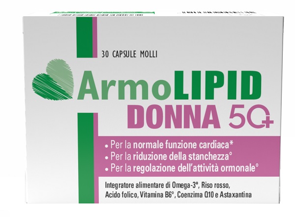 ARMOLIPID DONNA 50+ 30 CAPSULE MOLLI - Fontenova srl