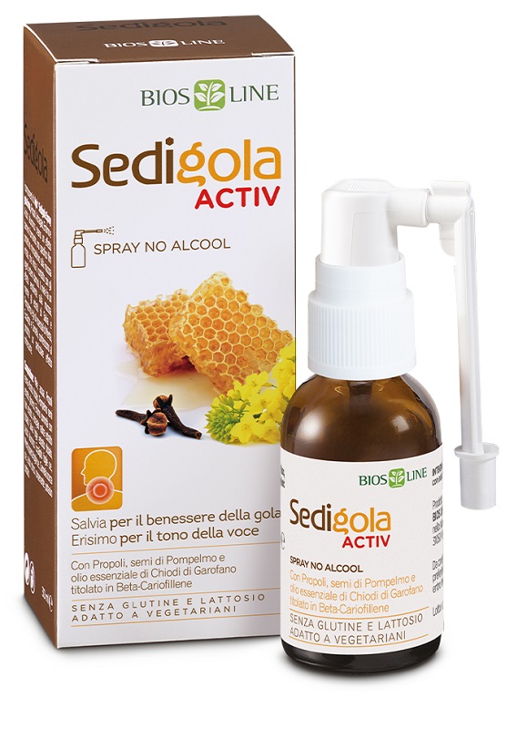 SEDIGOLA APIX ACTIV SPRAY GOLA 30 ML - Fontenova srl