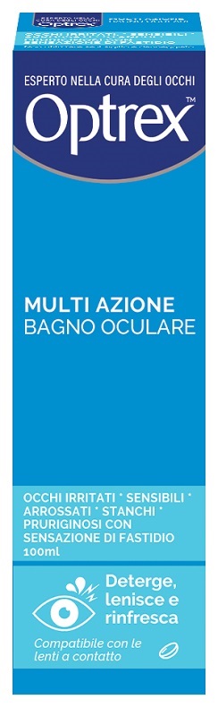 BAGNO OCULARE OPTREX MULTI AZIONE 100 ML - Fontenova srl
