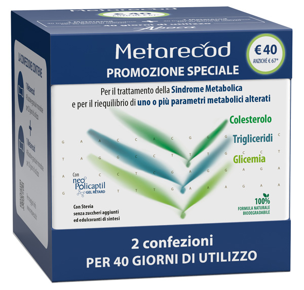 METARECOD 40 BUSTINE GRANULARI DA 2,5 G 2 PEZZI - Fontenova srl