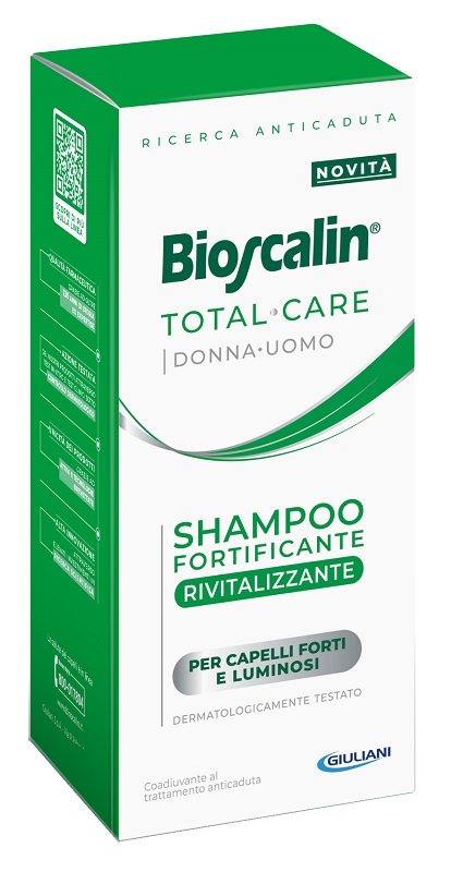 BIOSCALIN TOTAL CARE SHAMPOO FORTIFICANTE RIVITALIZZANTE 200 ML - Fontenova srl