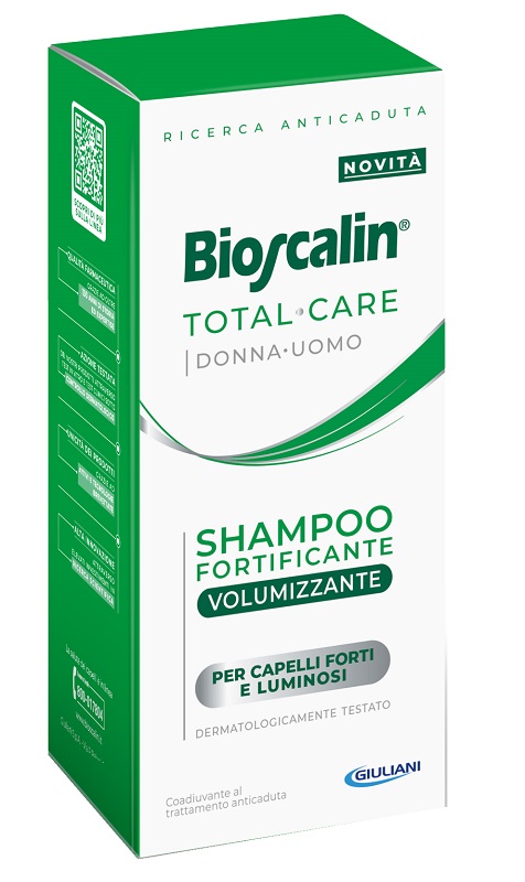 BIOSCALIN TOTAL CARE SHAMPOO FORTIFICANTE VOLUMIZZANTE 200 ML - Fontenova srl