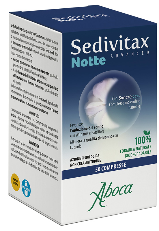 SEDIVITAX NOTTE ADVANCED 50 COMPRESSE - Fontenova srl