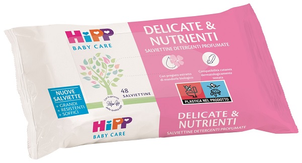 HIPP SALVIETTINE DELICATE & NUTRIENTI 48 PEZZI - Fontenova srl