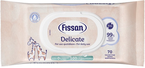 FISSAN SALVIETTE DELICATE NEW 70 PEZZI - Fontenova srl