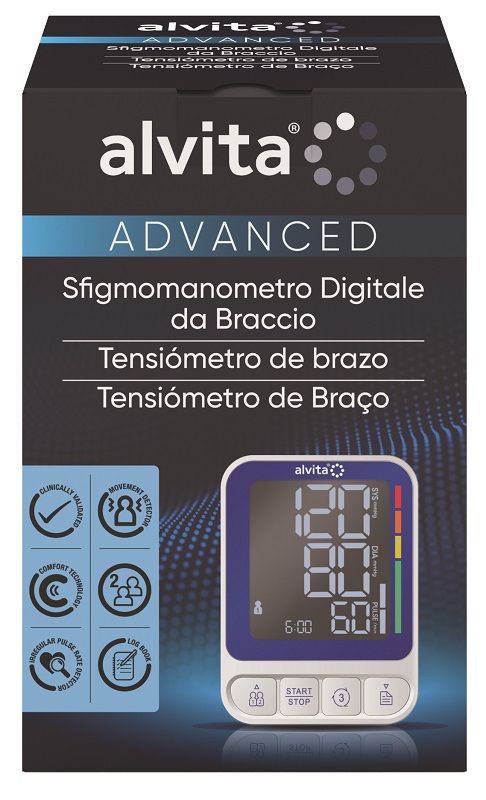 SFIGMOMANOMETRO DIGITALE DA BRACCIO ALVITA ADVANCED - Fontenova srl