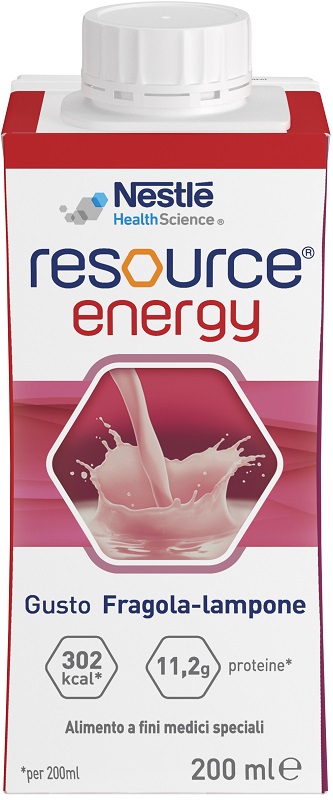 RESOURCE ENERGY FRAGOLA-LAMPONE 200 ML - Fontenova srl