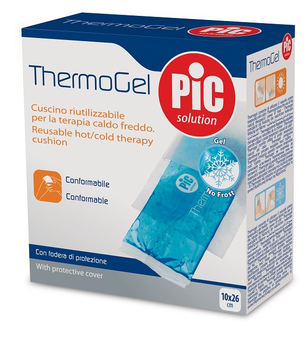 CUSCINO THERMOGEL 10X26 CM TERAPIA CALDO FREDDO CON FODERA ITC - Fontenova srl