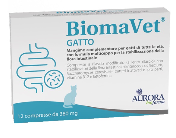 BIOMAVET GATTO 380MG 12 COMPRESSE - Fontenova srl