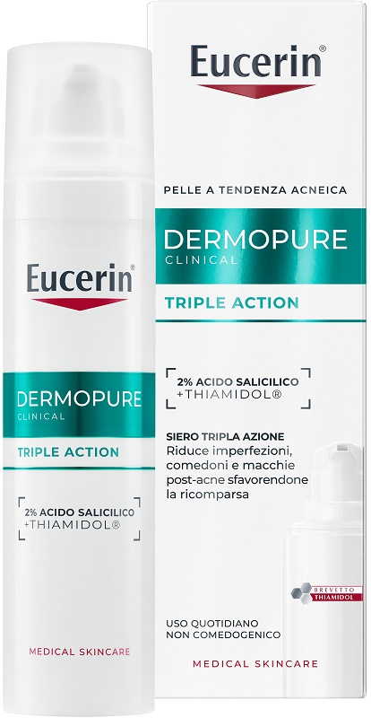 EUCERIN DERMOPURE CLINICAL SIERO TRIPLA AZIONE 40 ML - Fontenova srl